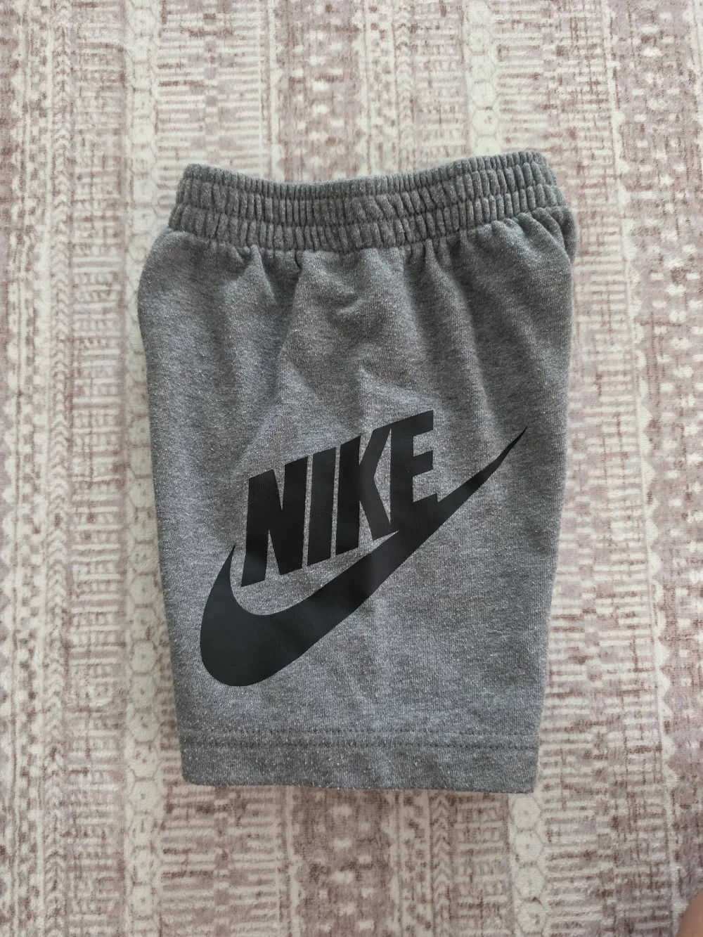 Nike Gray Logo Boys Activewear Athletic Shorts Size 4T